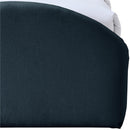  Meridian Andaz Navy Chenille Fabric Upholstered Twin Bed IMAGE 7