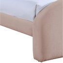  Color_Pink -- Andaz Pink Chenille Fabric Upholstered Twin Bed IMAGE 6