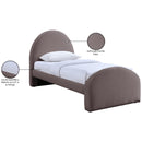  Color_Purple -- Andaz Purple Chenille Fabric Upholstered Twin Bed IMAGE 10