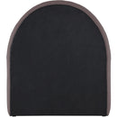  Color_Purple -- Andaz Purple Chenille Fabric Upholstered Twin Bed IMAGE 5