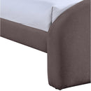  Color_Purple -- Andaz Purple Chenille Fabric Upholstered Twin Bed IMAGE 6