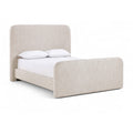  Color_Beige  Size_Full  -- Meridian Fira Upholstered Panel Bed IMAGE 1