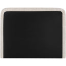  Color_Beige  Size_Queen  -- Fira Beige Linen Textured Fabric Upholstered Queen Bed IMAGE 5