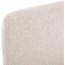  Color_Beige  Size_Twin  -- Fira Beige Linen Textured Fabric Upholstered Twin Bed IMAGE 9