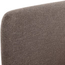  Color_Brown  Size_King  -- Fira Brown Linen Textured Fabric Upholstered King Bed IMAGE 9