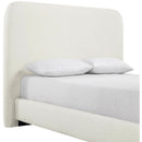  Color_Cream  Size_Full  -- Fira Cream Linen Textured Fabric Upholstered Full Bed IMAGE 7