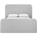  Color_Grey  Size_Full  -- Fira Grey Linen Textured Fabric Upholstered Full Bed IMAGE 3