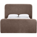  Color_Brown  Size_Full  -- Meridian Fira Upholstered Panel Bed IMAGE 3
