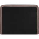  Meridian Fira Brown Chenille Fabric Upholstered Queen Bed IMAGE 5