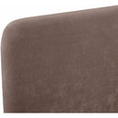  Color_Brown  Size_Queen  -- Fira Brown Chenille Fabric Upholstered Queen Bed IMAGE 9