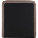  Meridian Fira Brown Chenille Fabric Upholstered Twin Bed IMAGE 5