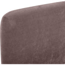  Color_Brown  Size_Twin  -- Fira Brown Chenille Fabric Upholstered Twin Bed IMAGE 9