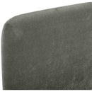  Meridian Fira Green Chenille Fabric Upholstered Full Bed IMAGE 9