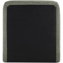  Color_Green  Size_Twin  -- Fira Green Chenille Fabric Upholstered Twin Bed IMAGE 5