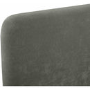 Meridian Fira Green Chenille Fabric Upholstered Twin Bed IMAGE 9