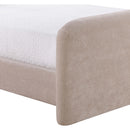  Color_Taupe  Size_Full  -- Fira Taupe Chenille Fabric Upholstered Full Bed IMAGE 8