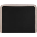 Color_Taupe  Size_Queen  -- Fira Taupe Chenille Fabric Upholstered Queen Bed IMAGE 5