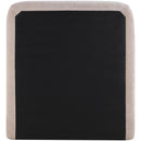  Color_Taupe  Size_Twin  -- Fira Taupe Chenille Fabric Upholstered Twin Bed IMAGE 5
