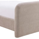  Color_Taupe  Size_Twin  -- Fira Taupe Chenille Fabric Upholstered Twin Bed IMAGE 8