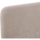  Color_Taupe  Size_Twin  -- Fira Taupe Chenille Fabric Upholstered Twin Bed IMAGE 9