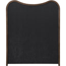  Size_Twin -- Arvada Cream Vegan Leather Upholstered Twin Bed IMAGE 4
