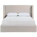  Color_Beige  Size_Full  --  Meridian Kendall Upholstered Platform Bed IMAGE 3
