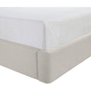  Color_Beige  Size_Queen  --  Kendall Beige Linen Textured Fabric Upholstered Queen Bed IMAGE 8