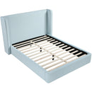  Color_Light Blue  Size_Full  --  Kendall Light Blue Linen Textured Fabric Upholstered Full Bed IMAGE 6