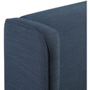  Color_Navy  Size_Full  --  Kendall Navy Linen Textured Fabric Upholstered Full Bed IMAGE 9