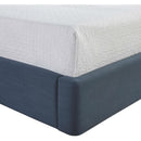  Color_Navy  Size_King  --  Kendall Navy Linen Textured Fabric Upholstered King Bed IMAGE 8