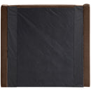  Meridian Kendall Brown Velvet Upholstered Twin Bed IMAGE 3