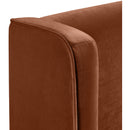  Color_Cognac  Size_King  --  Kendall Cognac Velvet Upholstered King Bed IMAGE 7