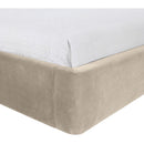  Color_Cream  Size_Twin  --  Kendall Cream Velvet Upholstered Twin Bed IMAGE 6