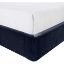  Meridian Kendall Navy Velvet Upholstered Queen Bed IMAGE 6