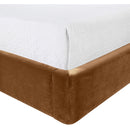  Meridian Kendall Saddle Velvet Upholstered King Bed IMAGE 6