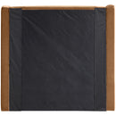  Color_Saddle  Size_Twin  --  Kendall Saddle Velvet Upholstered Twin Bed IMAGE 3
