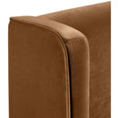  Color_Saddle  Size_Twin  --  Kendall Saddle Velvet Upholstered Twin Bed IMAGE 7