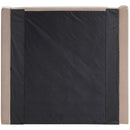  Meridian Kendall Taupe Velvet Upholstered Twin Bed IMAGE 3