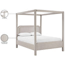  Color_Beige  Size_Full  -- Meridian Salina Upholstered Platform Bed IMAGE 11