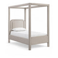  Color_Beige Size_Twin -- Meridian Salina Upholstered Platform Bed IMAGE 1