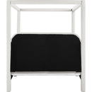  Color_Cream  Size_Queen  -- Salina Cream Linen Textured Fabric Upholstered Queen Bed IMAGE 5