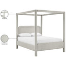  Color_Grey  Size_Full  -- Salina Grey Linen Textured Fabric Upholstered Full Bed IMAGE 11