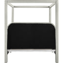  Meridian Salina Grey Linen Textured Fabric Upholstered Full Bed IMAGE 5