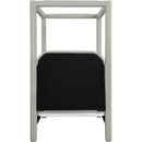  Color_Grey  Size_Twin  -- Salina Grey Linen Textured Fabric Upholstered Twin Bed IMAGE 5