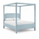  Color_Light Blue  Size_King  -- Salina Light Blue Linen Textured Fabric Upholstered King Bed IMAGE 1