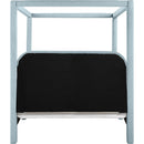  Color_Light Blue  Size_King  -- Salina Light Blue Linen Textured Fabric Upholstered King Bed IMAGE 5