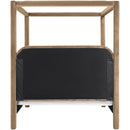  Meridian Salina Beige Velvet Upholstered King Bed IMAGE 5