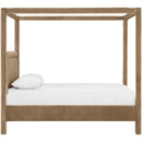  Meridian Salina Beige Velvet Upholstered Queen Bed IMAGE 4