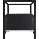  Color_Black  Size_Queen  --  Salina Black Velvet Upholstered Queen Bed IMAGE 5