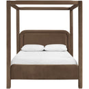  Color_Brown  Size_Full  --  Salina Brown Velvet Upholstered Full Bed IMAGE 3